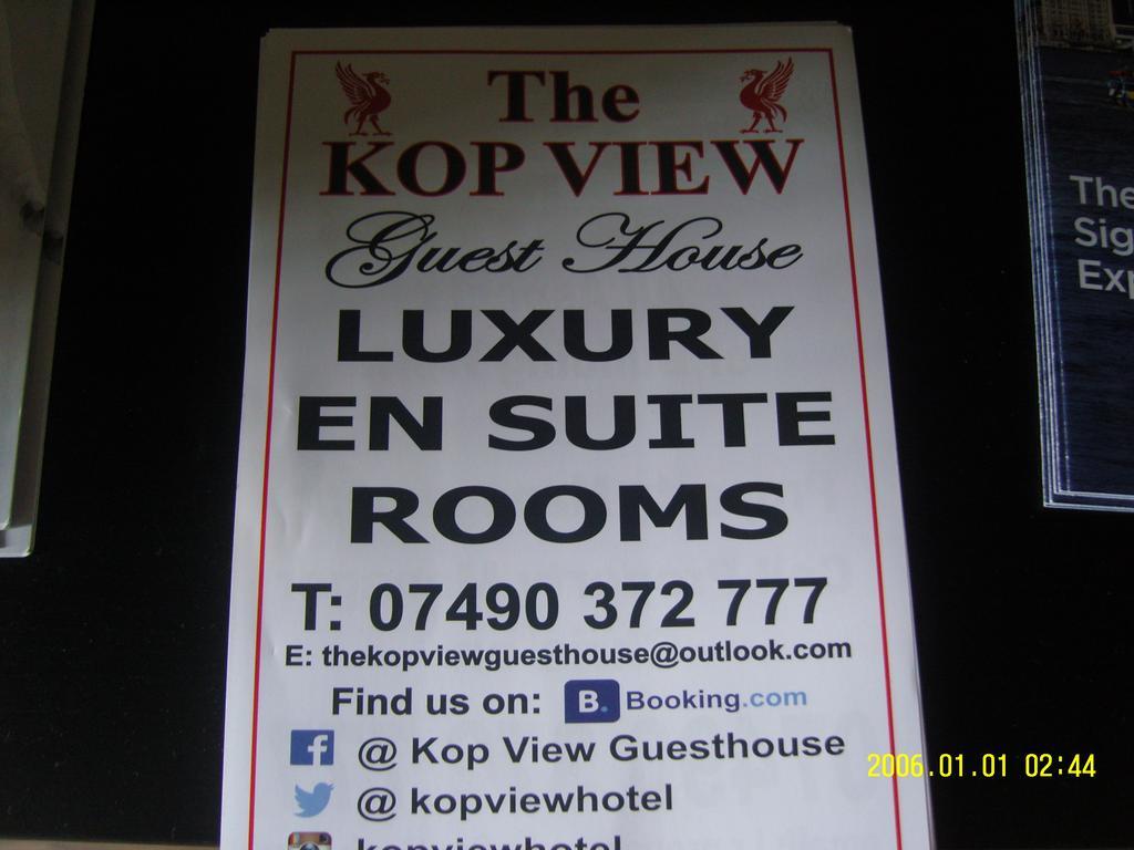 The Kop View Liverpool Exterior photo